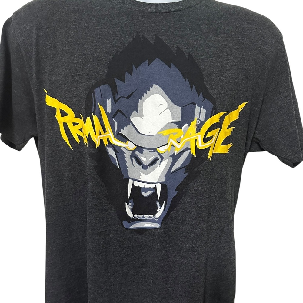 Overwatch Primal Rage Graphic Print T-Shirt Gaming Tee Gray Large - Picture 9 of 13